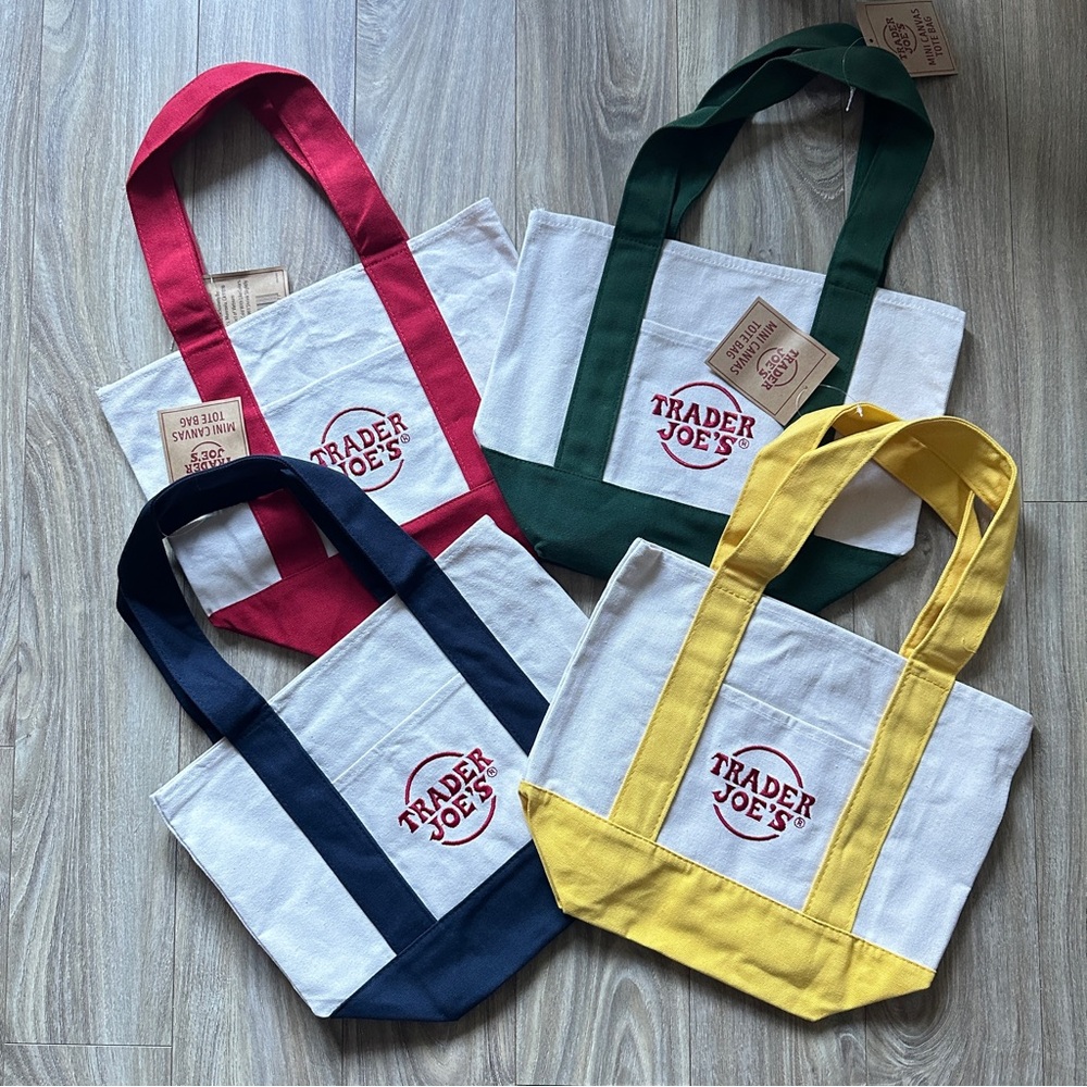 Trader Joe's Mini Tote Bags Set